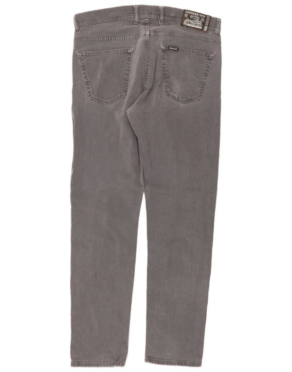 Carrera Herren 717 Slim Fit Freizeithose IT 52 XL W36 L32 Graue Baumwolle