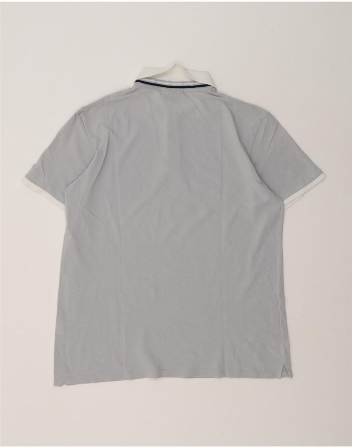 Trussardi Herren Poloshirt XL Grau Baumwolle