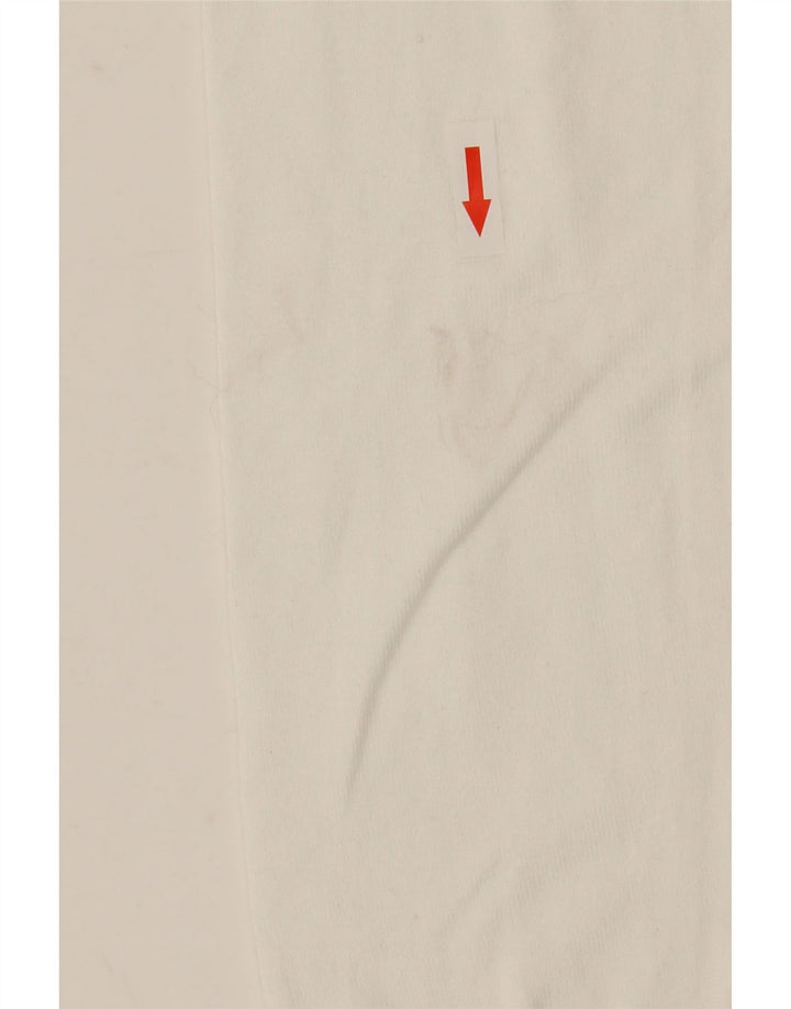 Rollkragenpullover für Damen von Zara, Gr. 16, Größe L, weiße Viskose