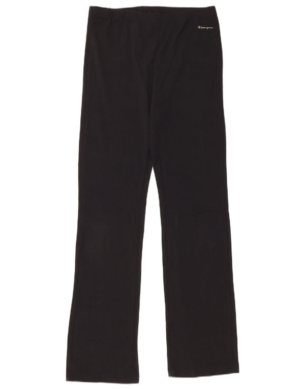 Champion Damen-Trainingshose, UK 10, Größe S, Schwarz, Baumwolle