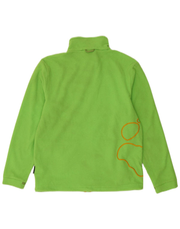 Jack Wolfskin Mädchen Graphic Liner Fleecejacke 13–14 Jahre, grünes Polyester