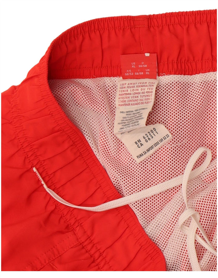 Puma Herren Badeshorts XL Rot Polyester
