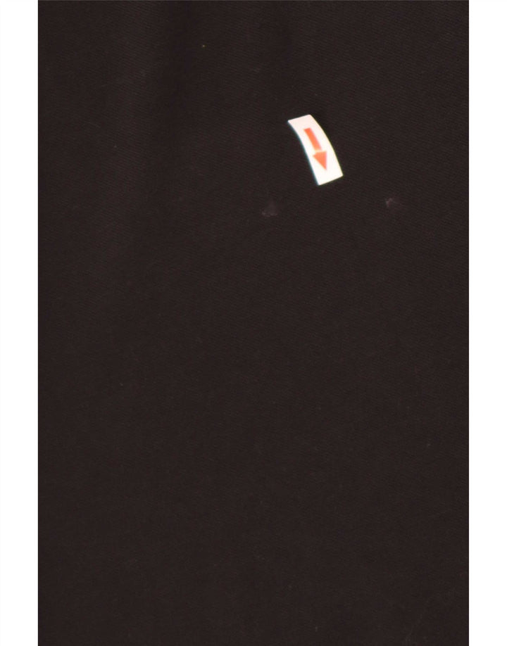 Adidas Herren-Poloshirt mit kurzen Ärmeln, normal, groß, aus schwarzer Baumwolle