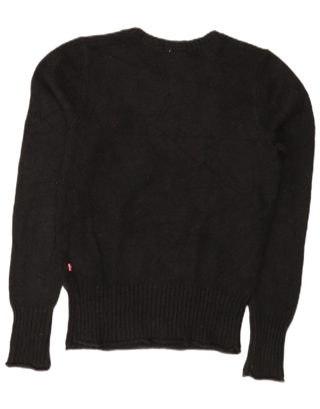 Levi's Damen-Pullover mit U-Boot-Ausschnitt, Gr. 10, Größe S, Schwarz, Polyamid
