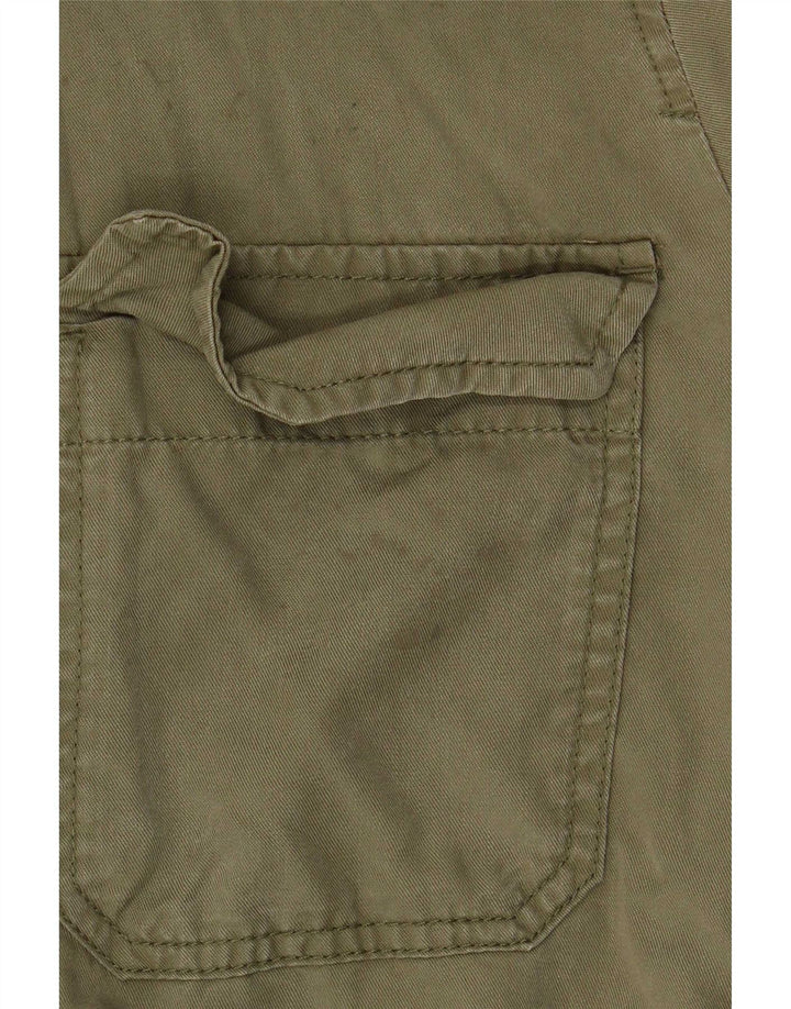 Gap Damen Utility-Hemd UK 14 Medium Khaki Tencel
