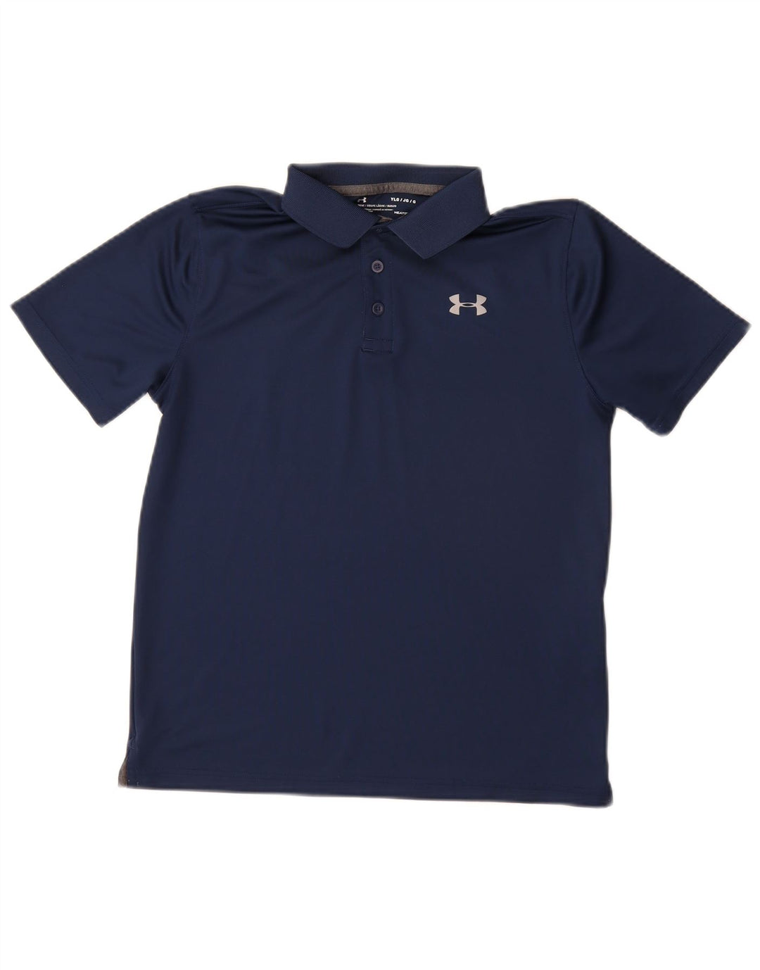 UNDER ARMOUR Heat Gear Poloshirt für Jungen, 11–12 Jahre, Größe L, Marineblau