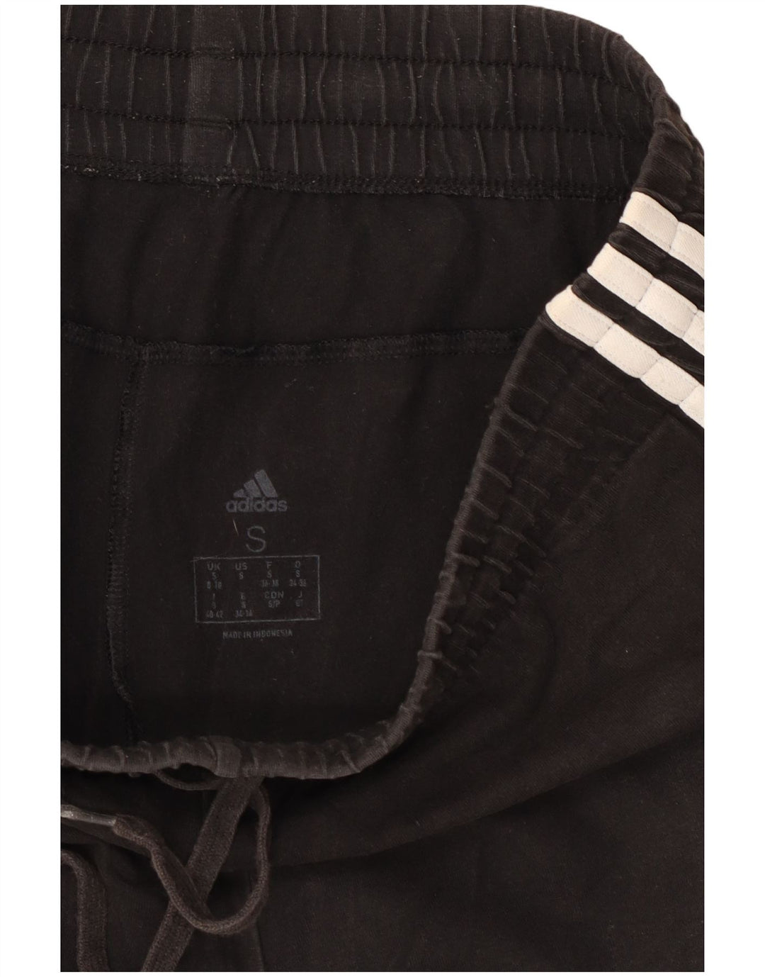 Adidas Damen Sport Shorts UK 8/10 Small Schwarz