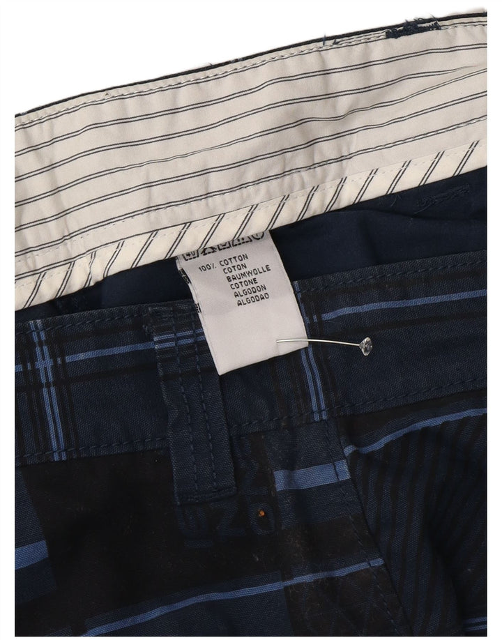 O'Neill Herren-Chinoshorts W36, groß, marineblau, kariert, Baumwolle