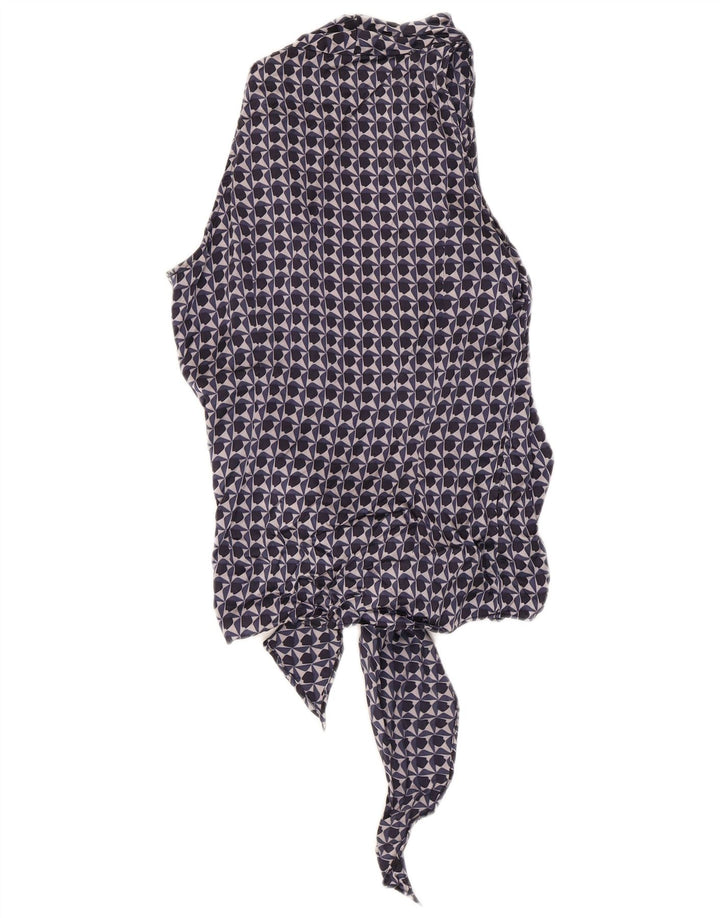 Paul & Shark Ärmelloses Damen-Cardigan-Oberteil IT 42 Medium Navy Blue