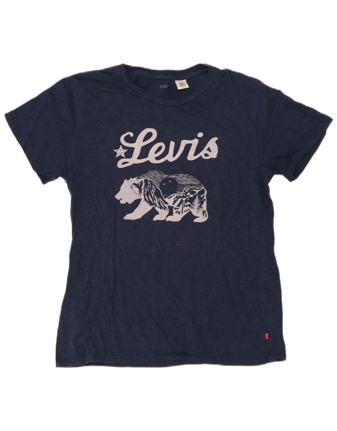 Levi's Herren-T-Shirt mit Grafik, groß, marineblau, Baumwolle