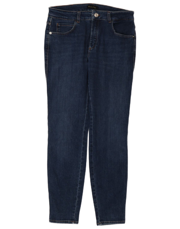 Massimo Dutti Damen Skinny Jeans EU 40 Medium W30 L29 Blaue Baumwolle