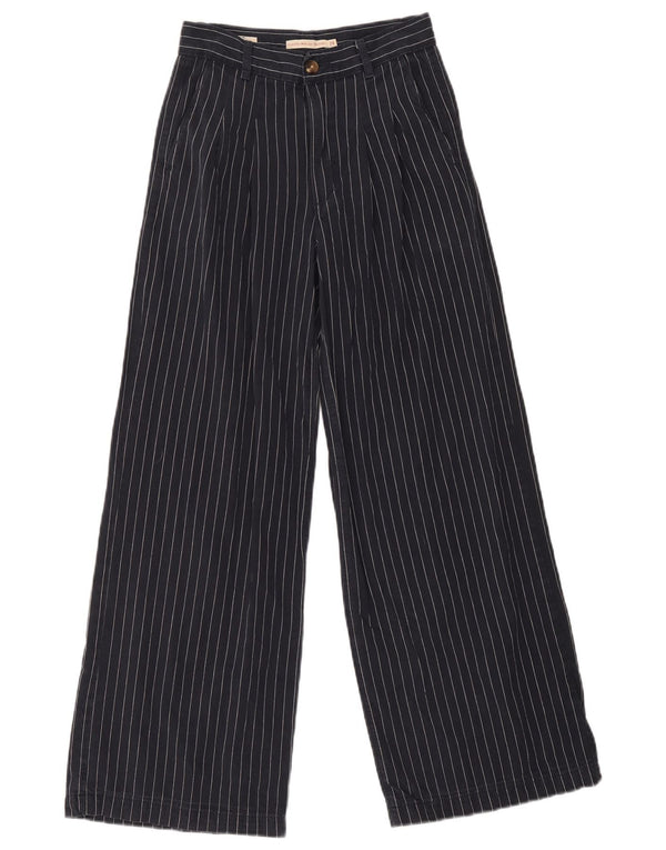 Levi's Damen-Chinohose mit hoher Taille, W24, L30, marineblau, Nadelstreifen