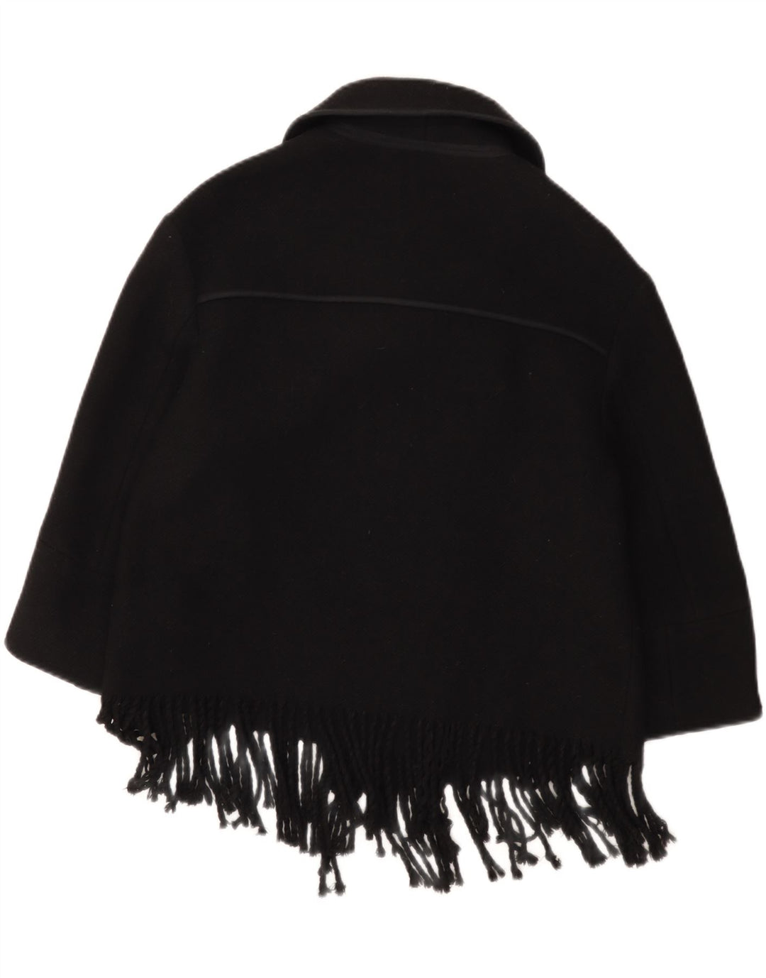 Karen Millen Damenmantel UK 10 Small Schwarze Wolle
