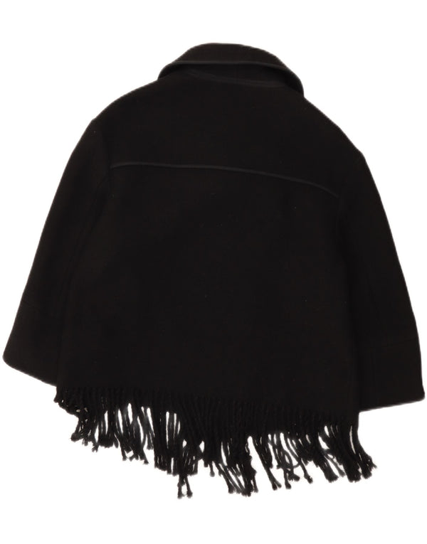 Karen Millen Damenmantel UK 10 Small Schwarze Wolle