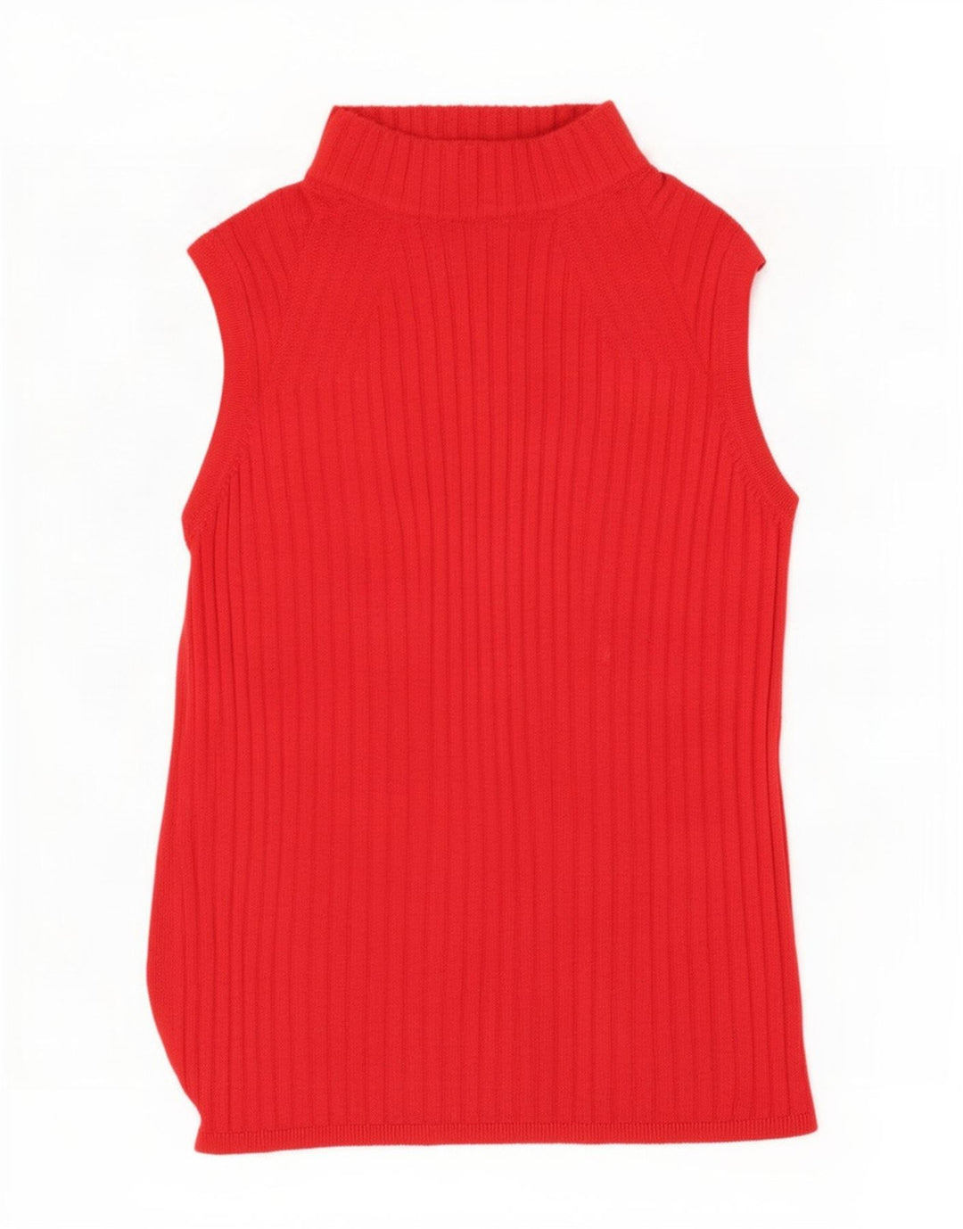 Marks & Spencer Damen Weste Tank Top UK 12 Mittelrote Viskose