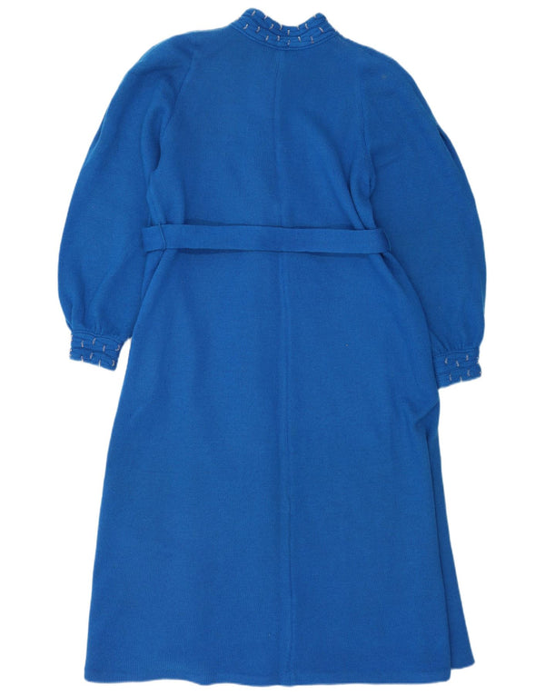 Vintage Damen Pulloverkleid UK 18 XL Blau