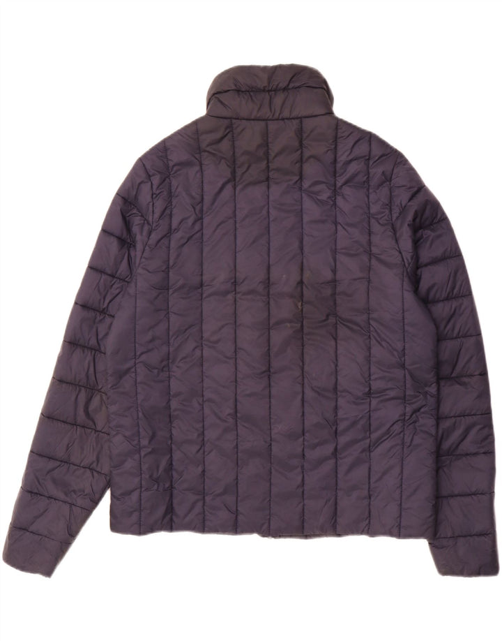 ELLESSE Mens Padded Jacket UK 36 Small Navy Blue Nylon Vintage Ellesse and Second-Hand Ellesse from Messina Hembry 