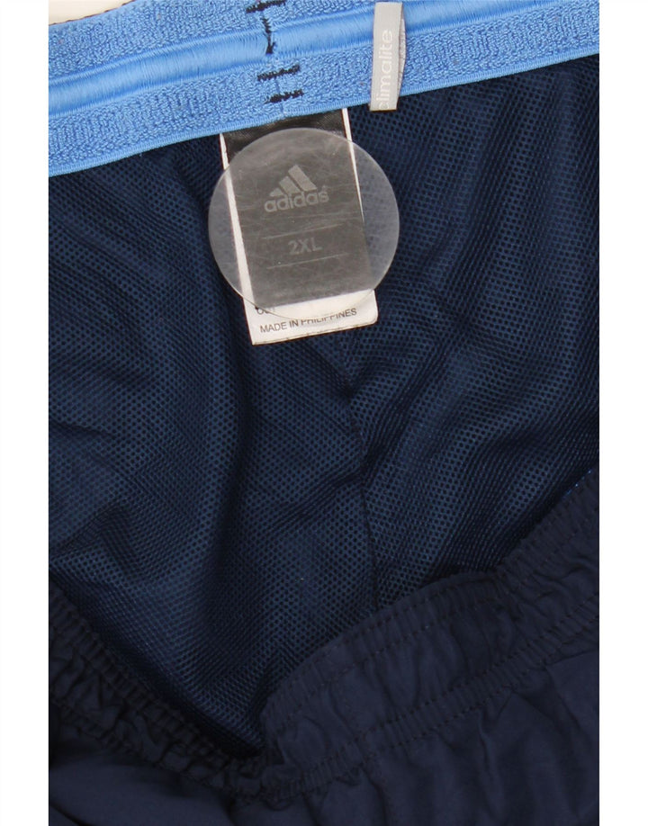 Adidas Herren Climalite Trainingshose 2XL Marineblau Polyester