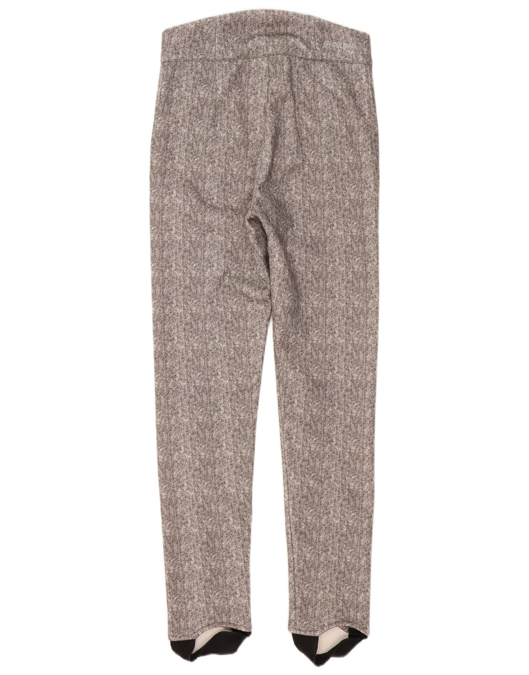 Colmar Damen Steigbügel-Freizeithose IT 42 Medium W30 L30 Graues Fischgrätenmuster