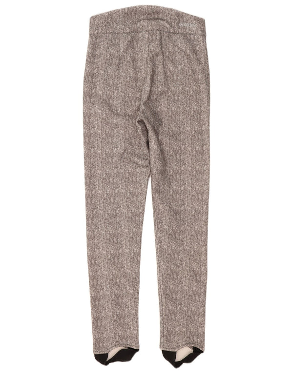 Colmar Damen Steigbügel-Freizeithose IT 42 Medium W30 L30 Graues Fischgrätenmuster