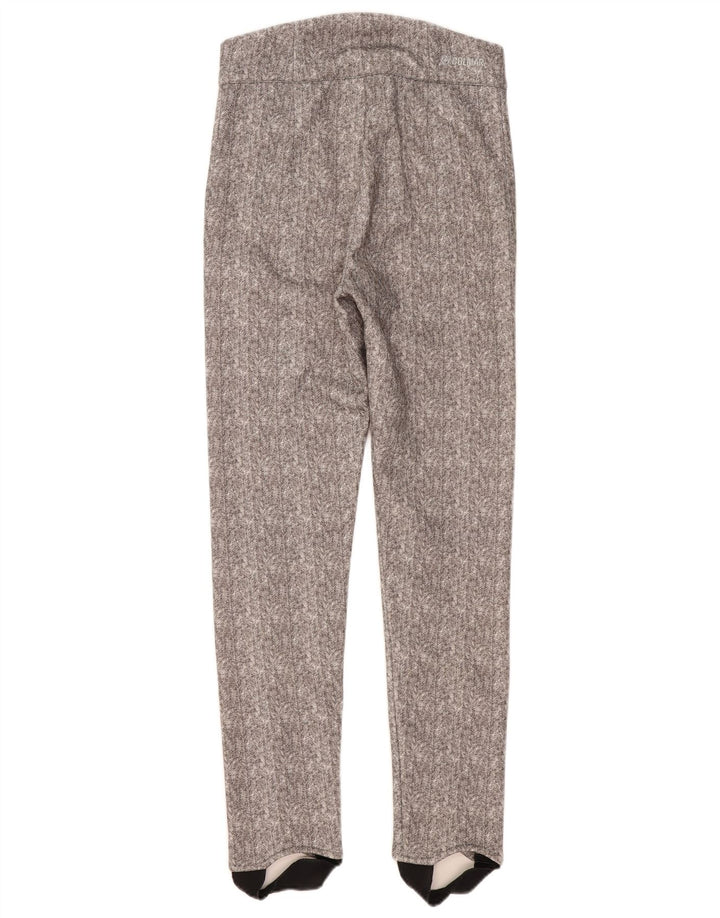 Colmar Damen Steigbügel-Freizeithose IT 42 Medium W30 L30 Graues Fischgrätenmuster
