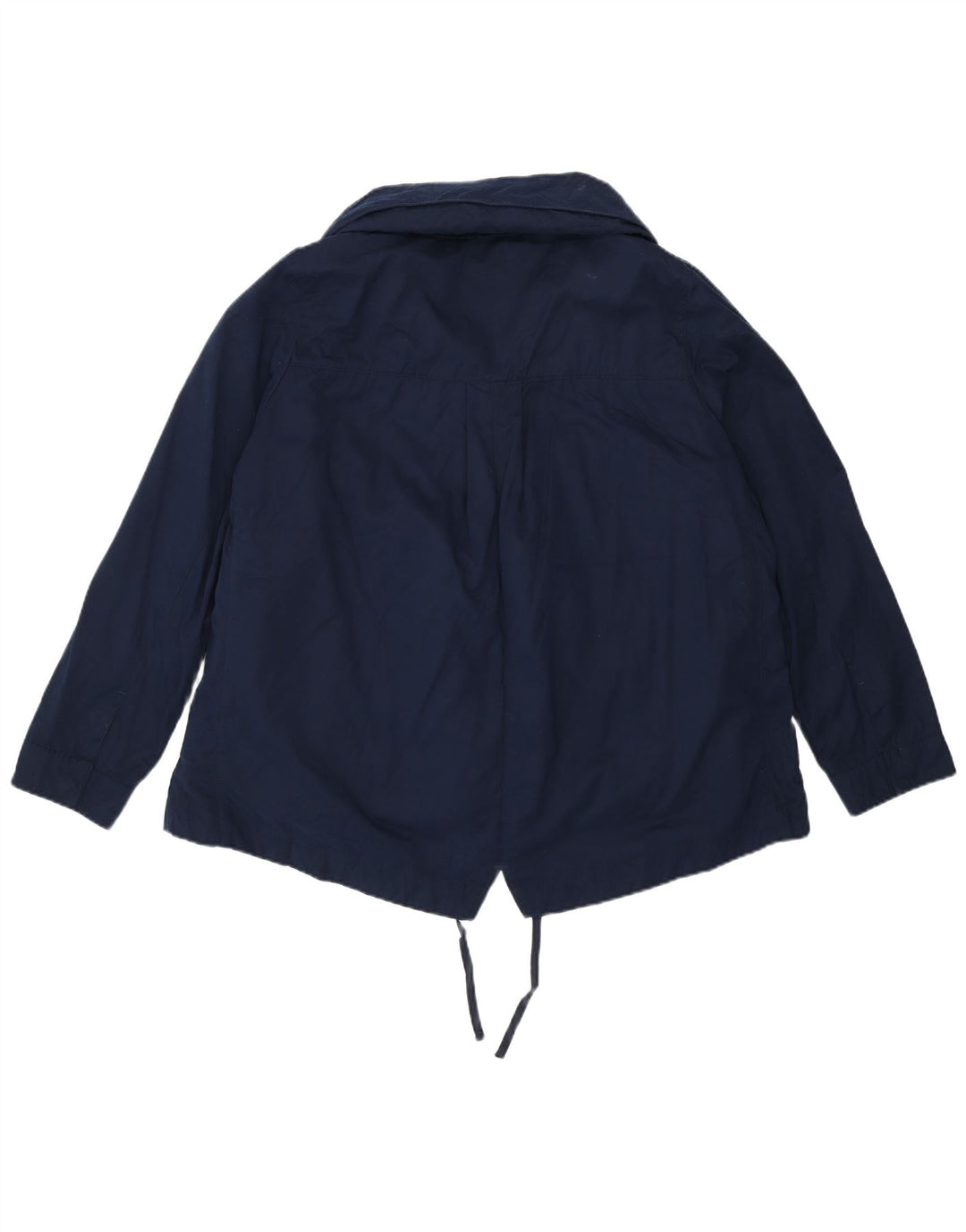 Marks & Spencer Damen-Regenjacke mit Kapuze, UK 14, Mittelmarineblau, Polyester
