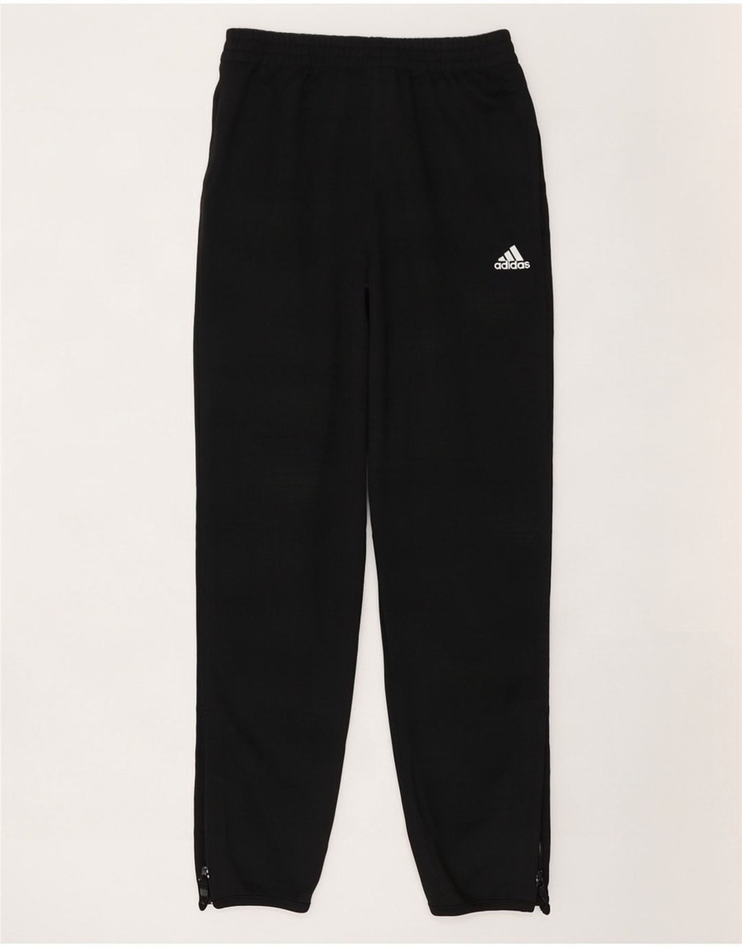 Adidas Damen Trainingshose UK 8 Small Schwarz Polyester