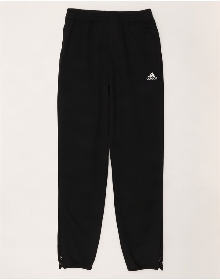 Adidas Damen Trainingshose UK 8 Small Schwarz Polyester