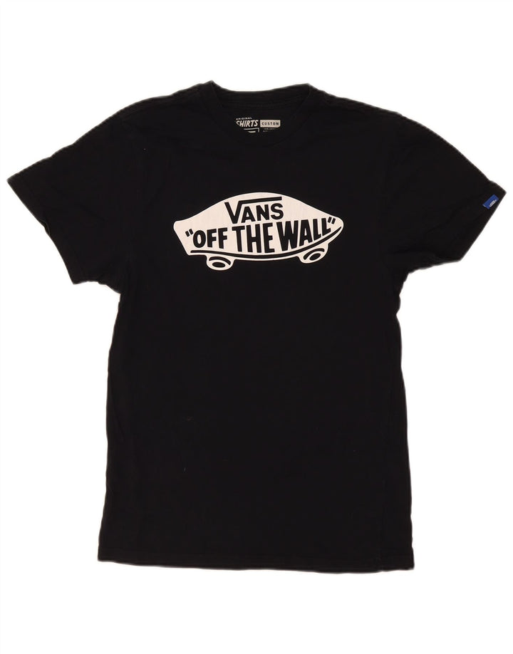 Vans Herren-T-Shirt mit individueller Passform, Grafik, Größe S, Schwarz, Baumwolle