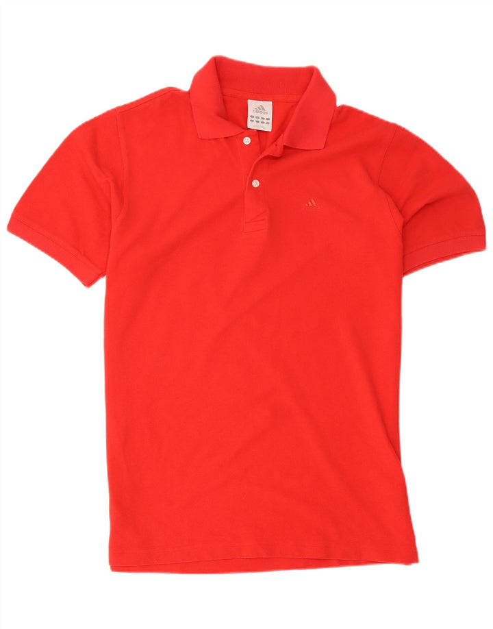 Adidas Herren Poloshirt Mittelrote Baumwolle