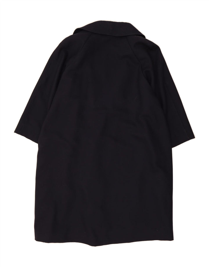VINTAGE Womens Overcoat UK 22 3XL Navy Blue Vintage Vintage and Second-Hand Vintage from Messina Hembry 