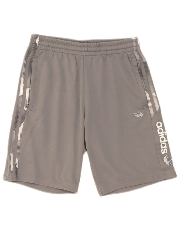 Adidas Jungen Graphic Sport Shorts 13–14 Jahre Graues Camouflage-Polyester
