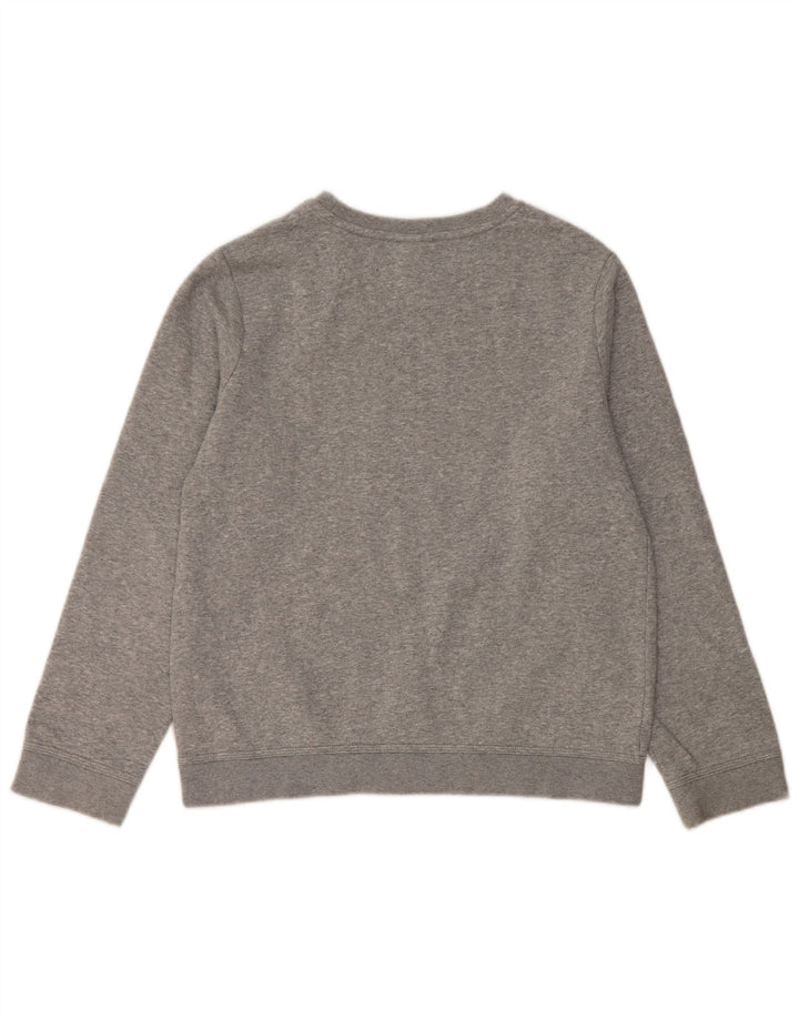 Nike Jungen-Sweatshirt mit Grafik, 12–13 Jahre, Größe L, Grau, Farbblock