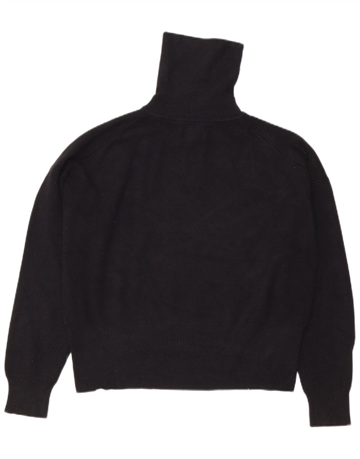 JACK WILLS Damen-Pullover, übergroß, mit Reißverschluss, Größe 44, Schwarz