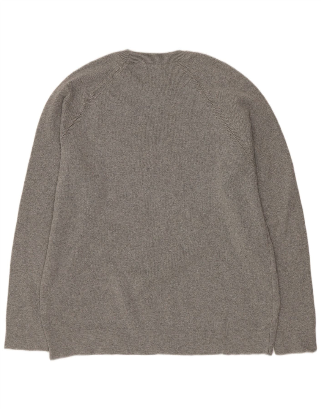 Zara Herren-Pullover mit Rundhalsausschnitt, mittelgrau
