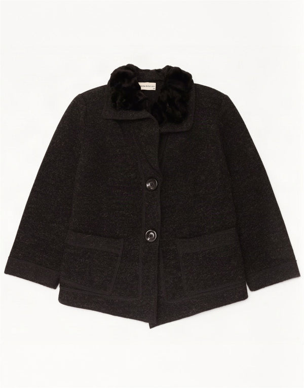 John Bentley Damen-Blazer mit 2 Knöpfen, Gr. 10, Größe S, Grau, Farbblock
