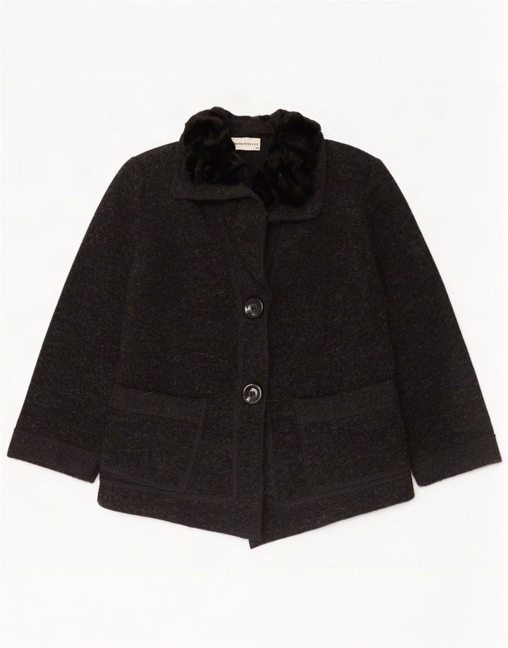 John Bentley Damen-Blazer mit 2 Knöpfen, Gr. 10, Größe S, Grau, Farbblock