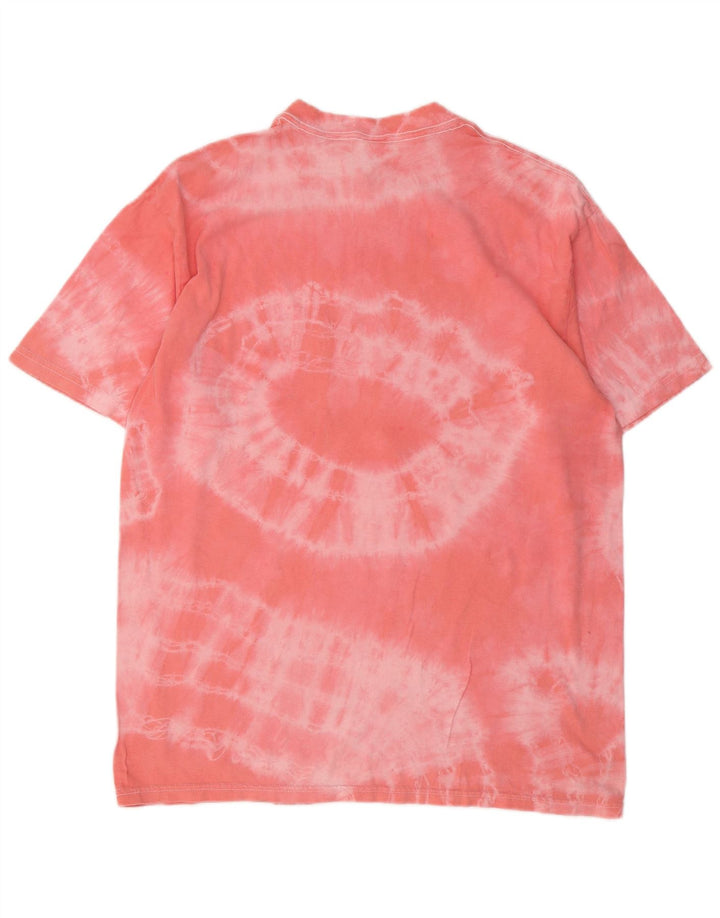 Dickies Herren-T-Shirt-Oberteil, groß, rosa, Batik-Baumwolle