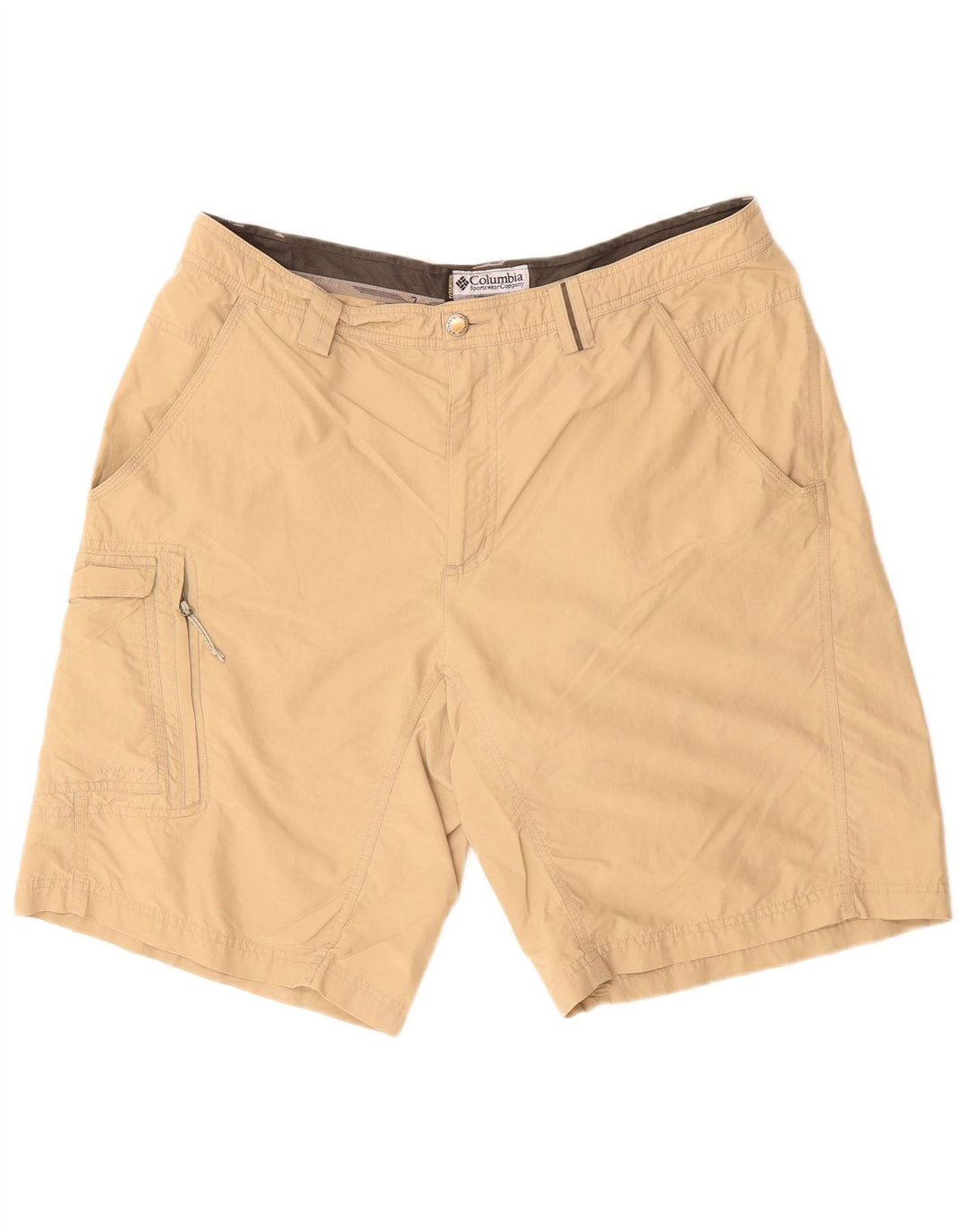 COLUMBIA Herren Cargo-Shorts W36 Large Beige Nylon