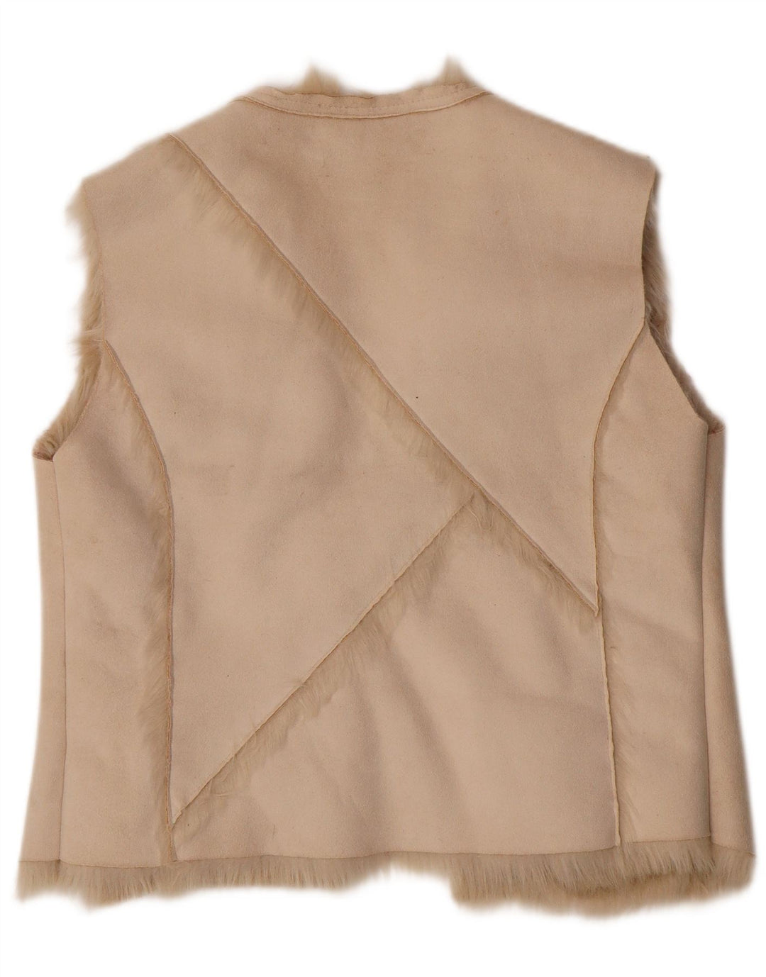 CARRAIG DONN Womens Sherpa Gilet UK 14 Medium Beige