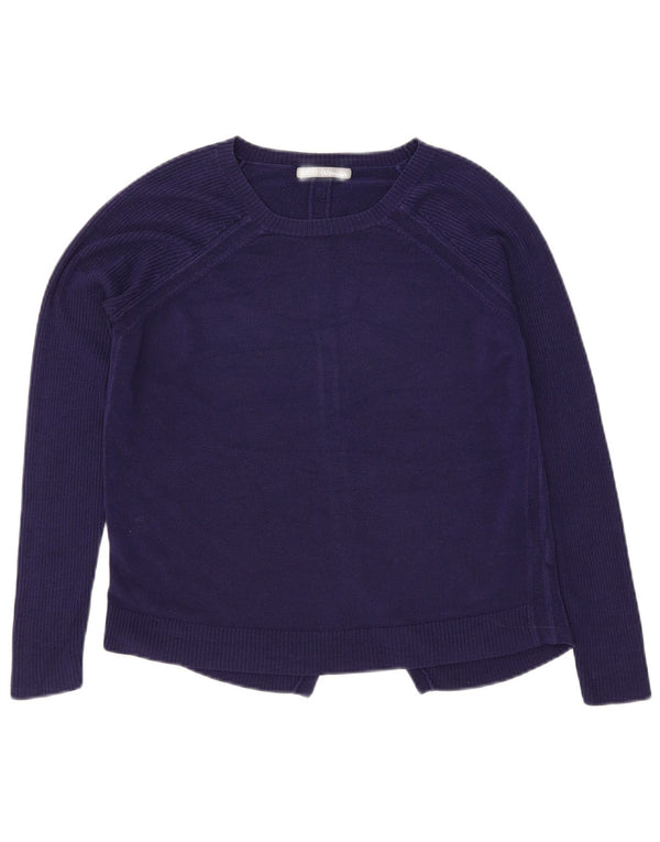 Marks & Spencer Damen-Pullover mit U-Boot-Ausschnitt, Gr. 12, mittleres Marineblau