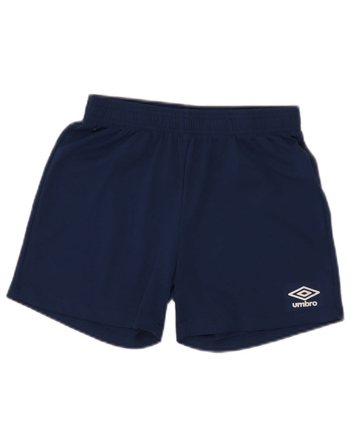 Umbro Sportshorts für Jungen, 9–10 Jahre, mittelgroß, marineblau, Polyester