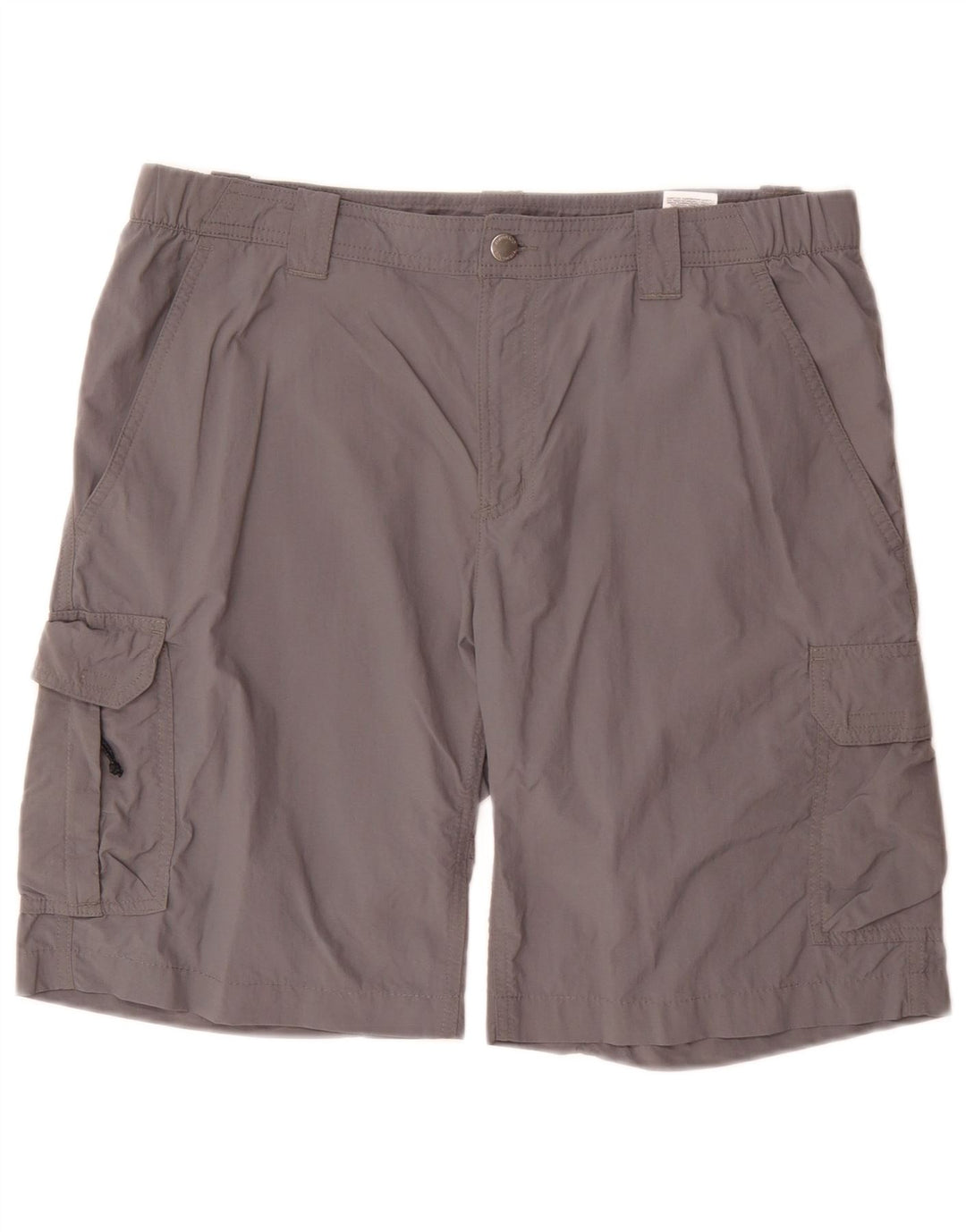 Columbia Herren-Cargoshorts W36, großes graues Nylon