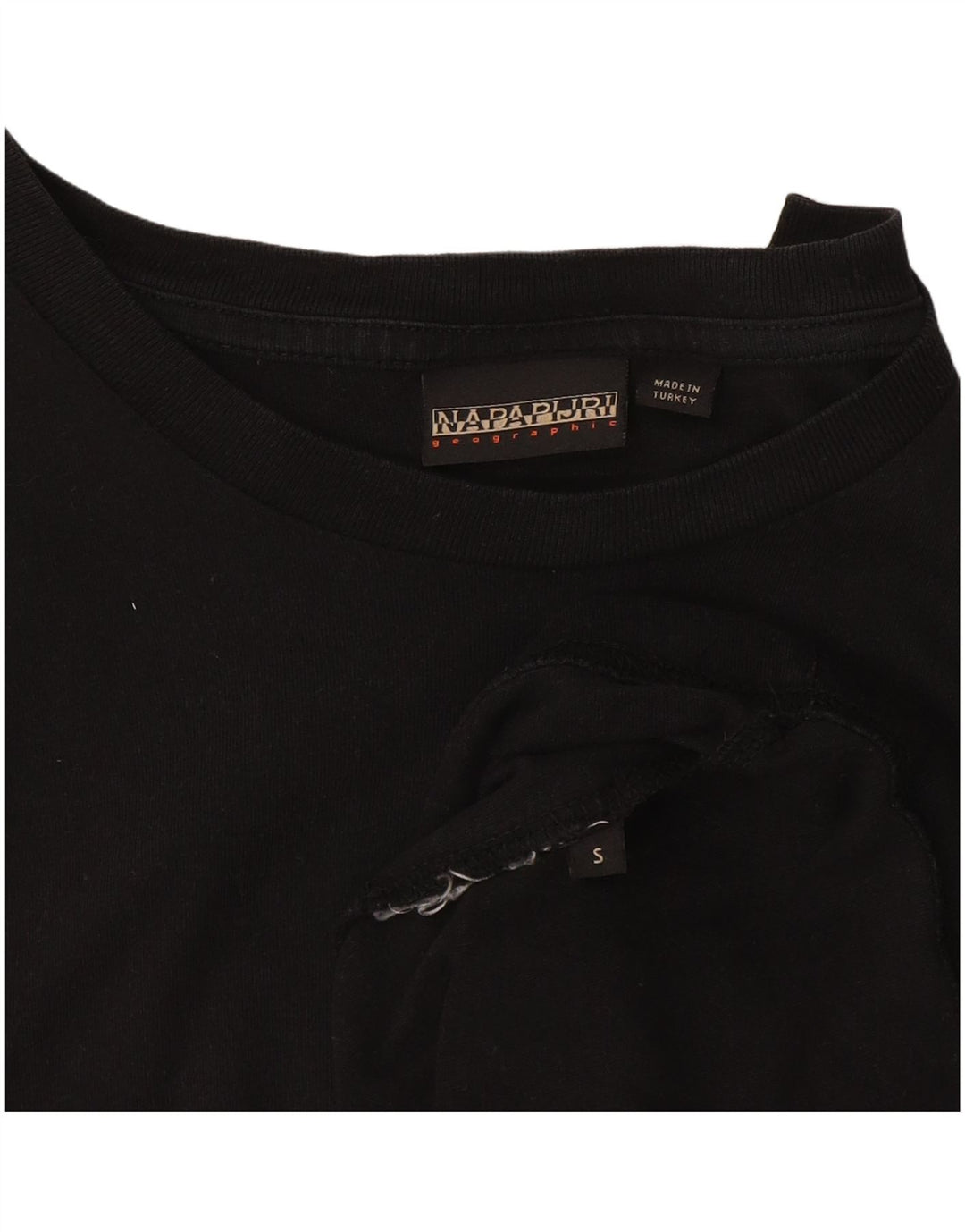 Napapijri Herren T-Shirt Top Small Schwarz