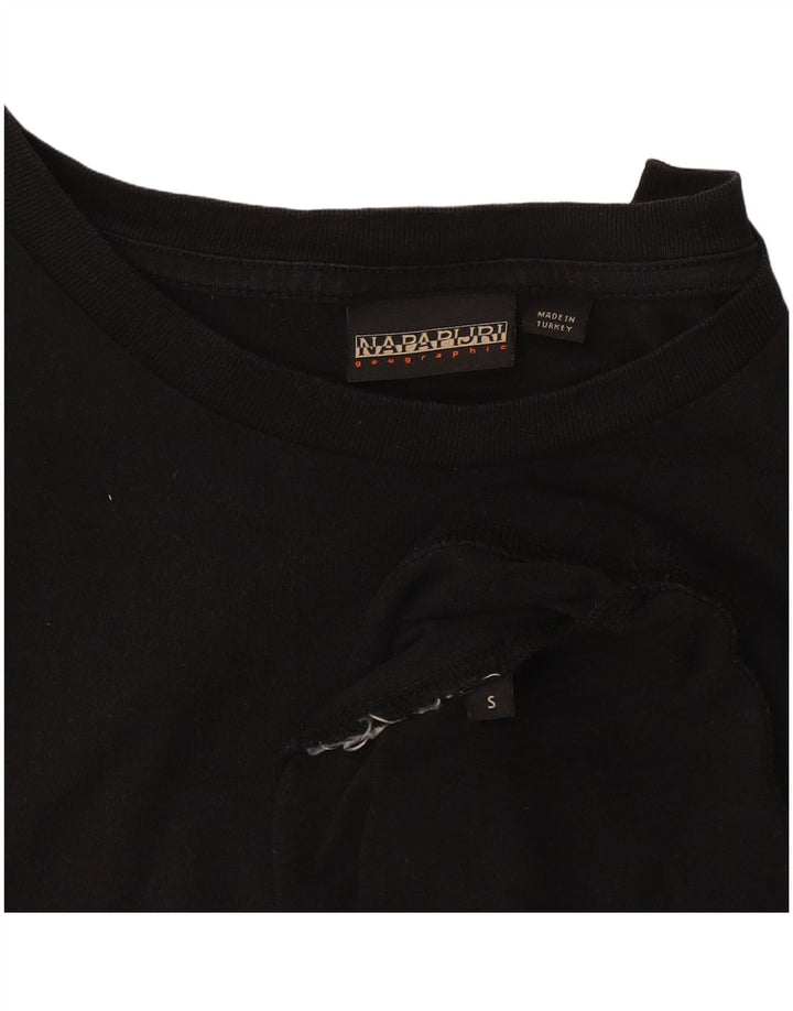 Napapijri Herren T-Shirt Top Small Schwarz
