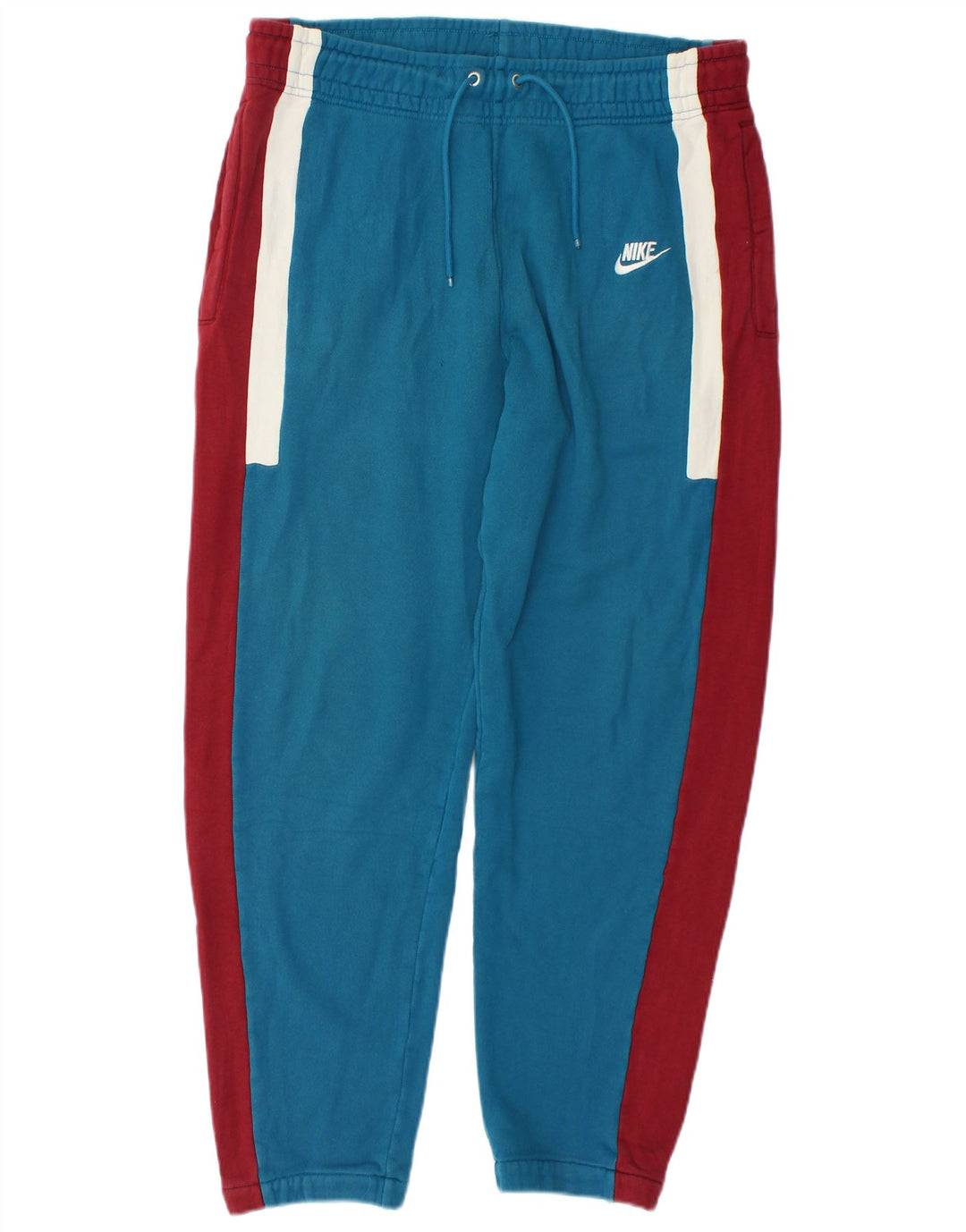 Nike Herren-Trainingshose, Jogginghose, Mittelblau, Colourblock-Baumwolle