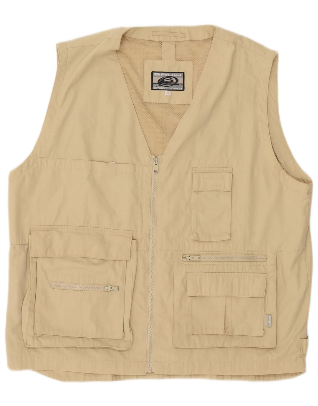 Brugi Herren Utility Gilet UK 42 XL Beige