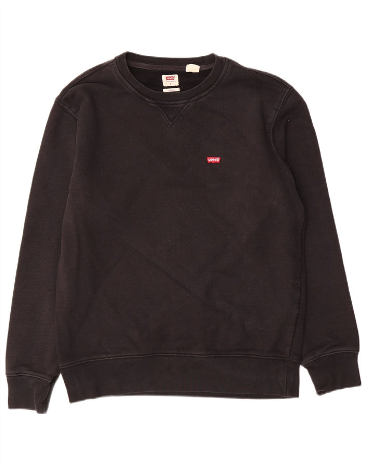 Levi's Herren Standard Sweatshirt Pullover Small Schwarz Baumwolle