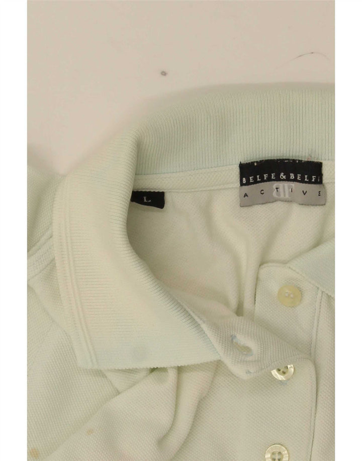 Belfe & Belfe Damen Poloshirt UK 14 Large Blau