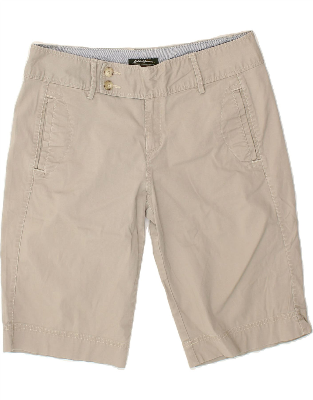 EDDIE BAUER Womens Chino Shorts US 14 2XL W38 Grey Cotton Vintage Eddie Bauer and Second-Hand Eddie Bauer from Messina Hembry 